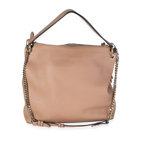 Gucci Tan Pebbled Leather Soho Hobo Bag - Picture 3 of 8